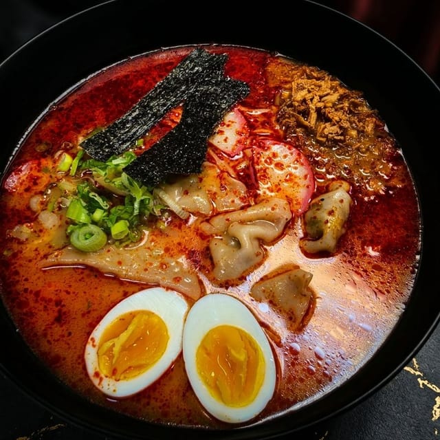 Spicy Dumpling Ramen.